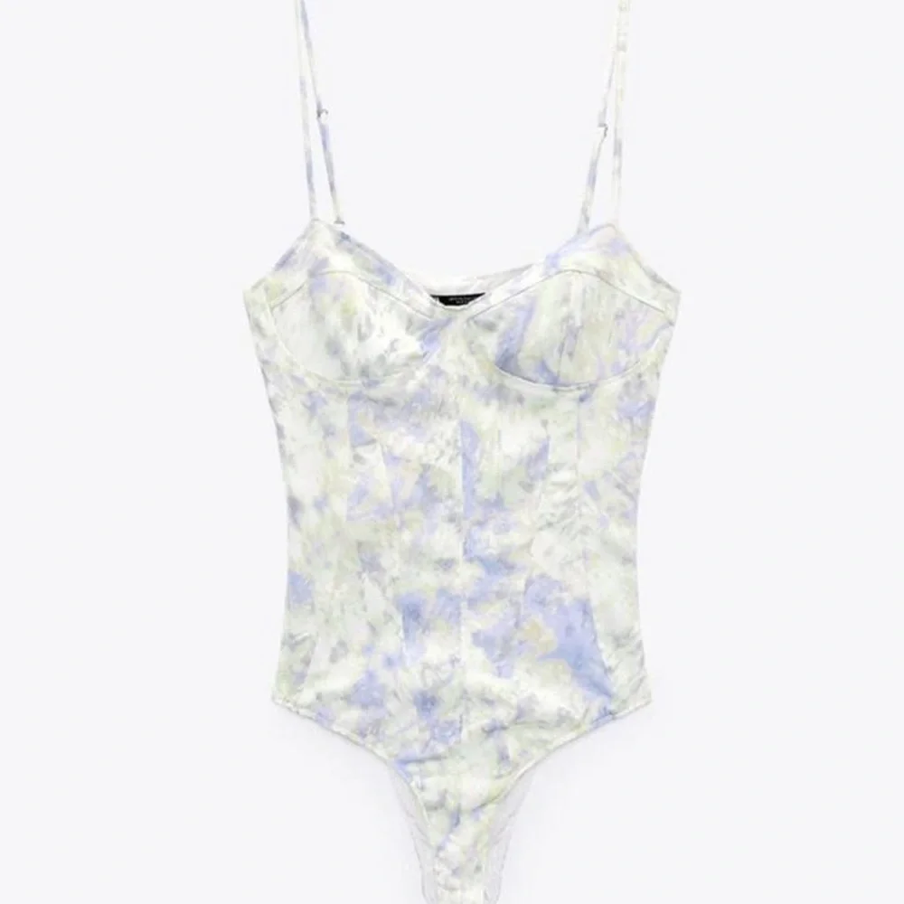 ZARA WOMENS TIE DYE BODYSUIT MEDIUM NEW WITH TAGS 3665/653/050/M
